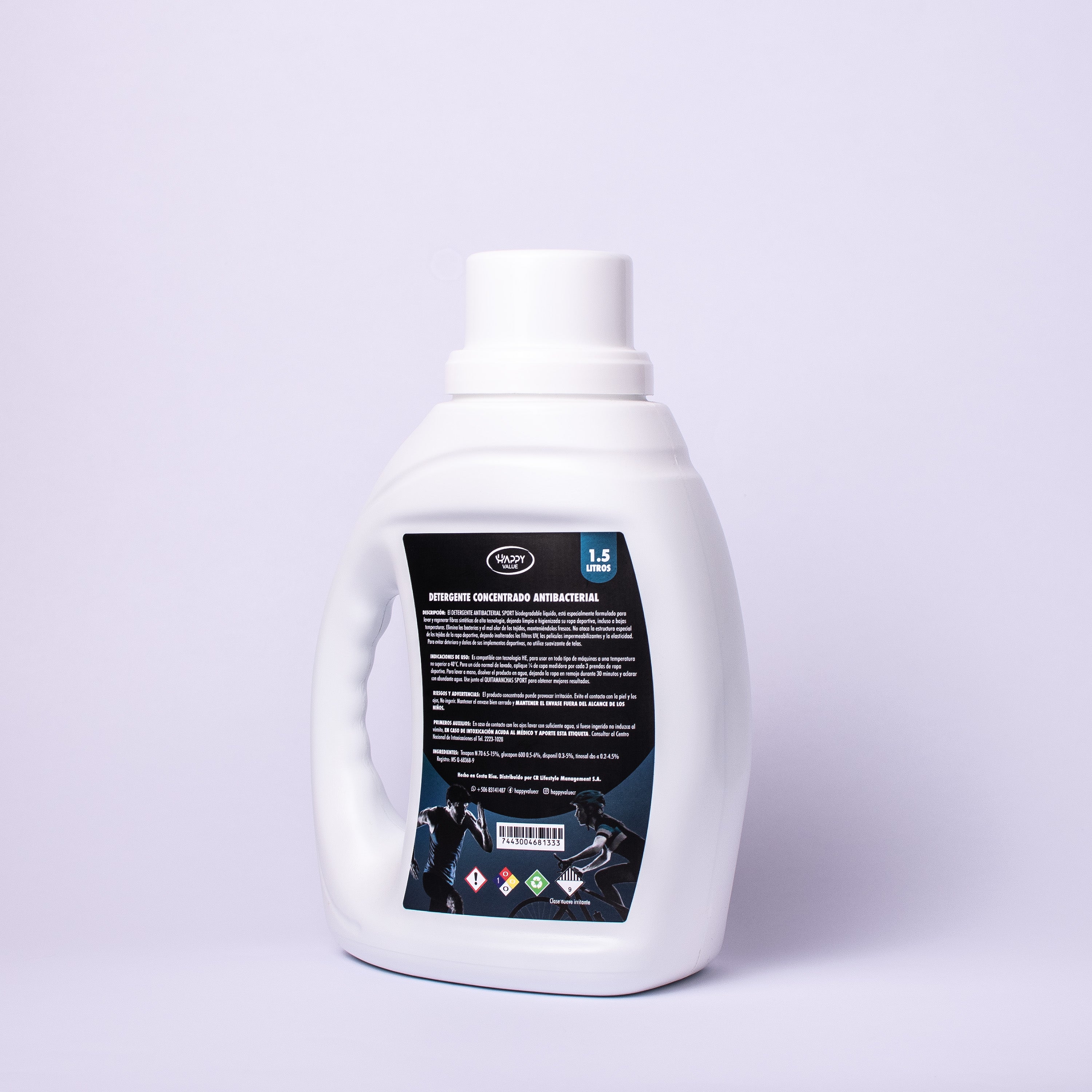 Detergente Antibacterial para Ropa Deportiva – Happy Value